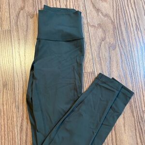 Lululemon Dark Green Align High-Waist Leggings